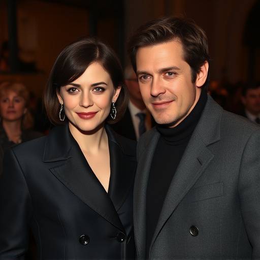 Photographie de Marion Cotillard et Guillaume Canet lors d'un événement de mode à Milan.